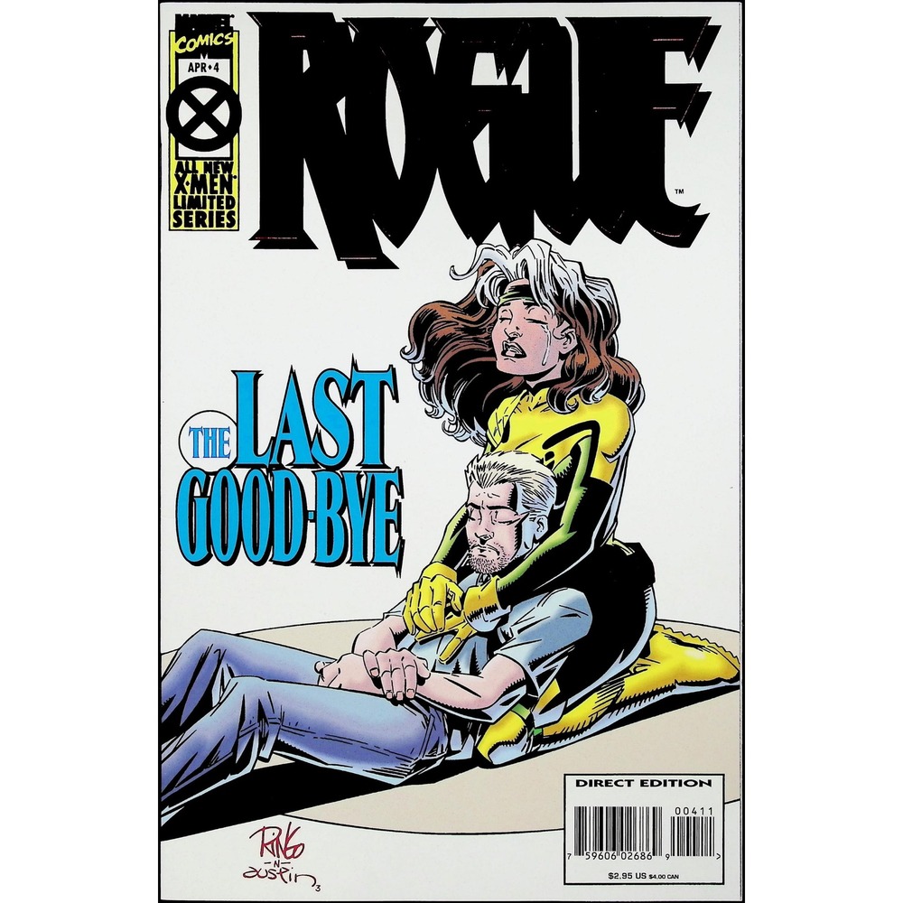 Rogue #4 Gambit X-Men Direct Edition Marvel Comic Book